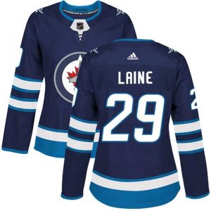 Naisten NH Winnipeg Jets Pelipaita Patrik Laine 29 Navy Authentic